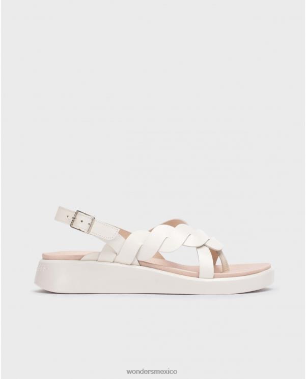 Wonders sandalia jang blanco roto calzado mujer 022RR257