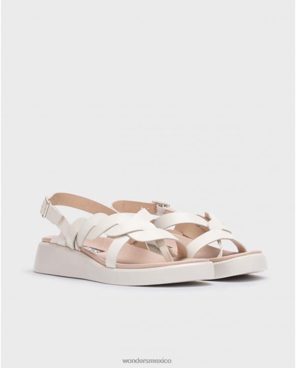 Wonders sandalia jang blanco roto calzado mujer 022RR257