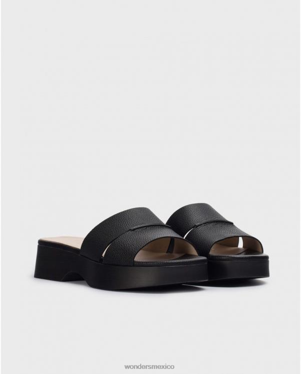 Wonders sandalia joker negra calzado mujer 022RR308