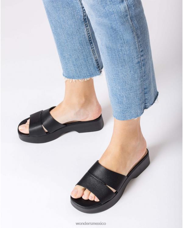 Wonders sandalia joker negra calzado mujer 022RR308