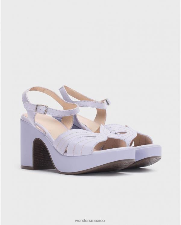 Wonders sandalia lexi violeta lavanda calzado mujer 022RR115