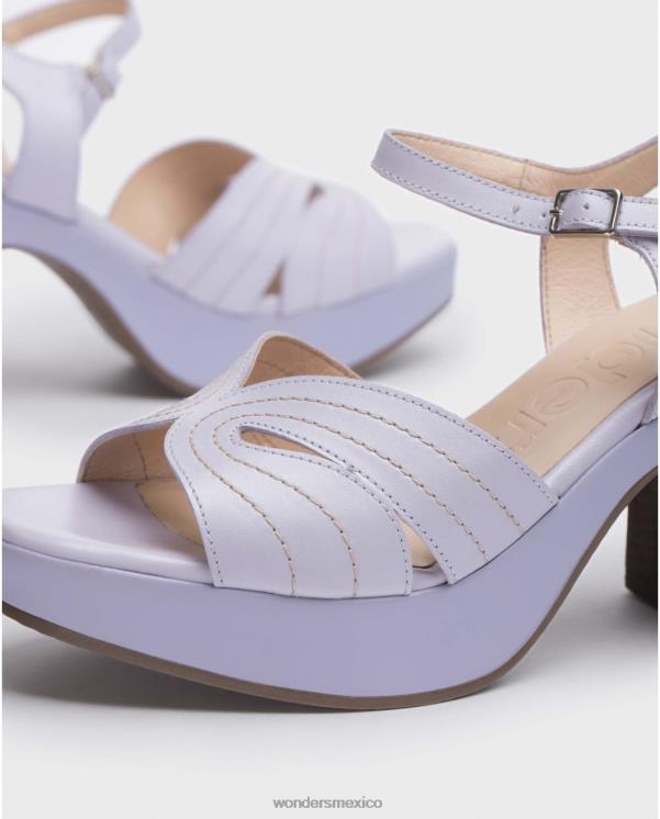 Wonders sandalia lexi violeta lavanda calzado mujer 022RR115