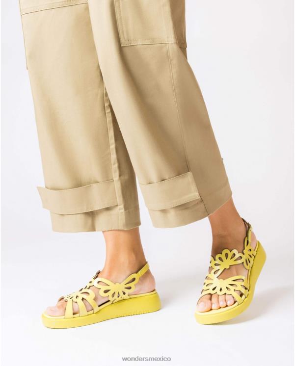Wonders sandalia lima margarita verde lima calzado mujer 022RR41