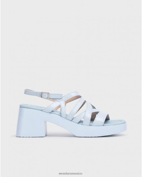 Wonders sandalia loreto azul calzado mujer 022RR165