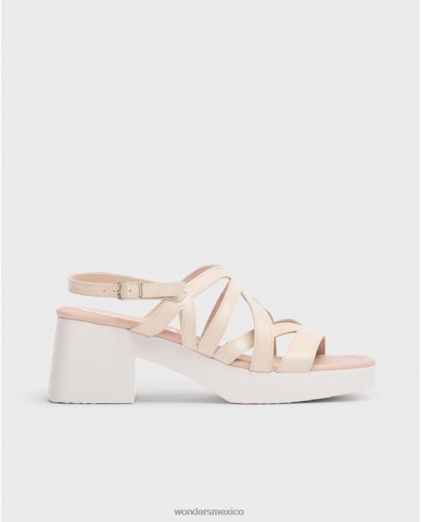Wonders sandalia loreto beige natural calzado mujer 022RR166
