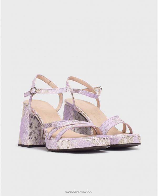 Wonders sandalia love violeta lavanda calzado mujer 022RR3