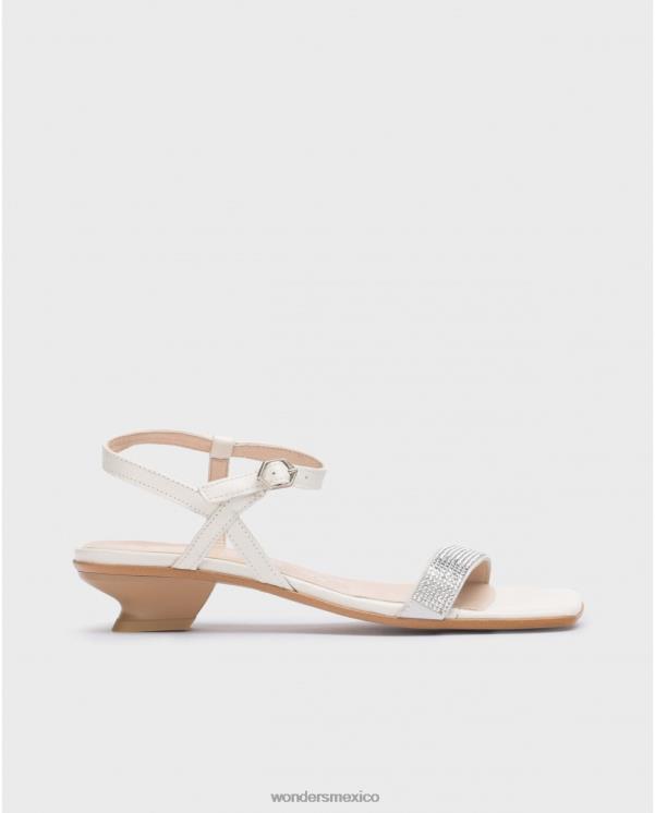 Wonders sandalia marian blanco/blanco roto calzado mujer 022RR30