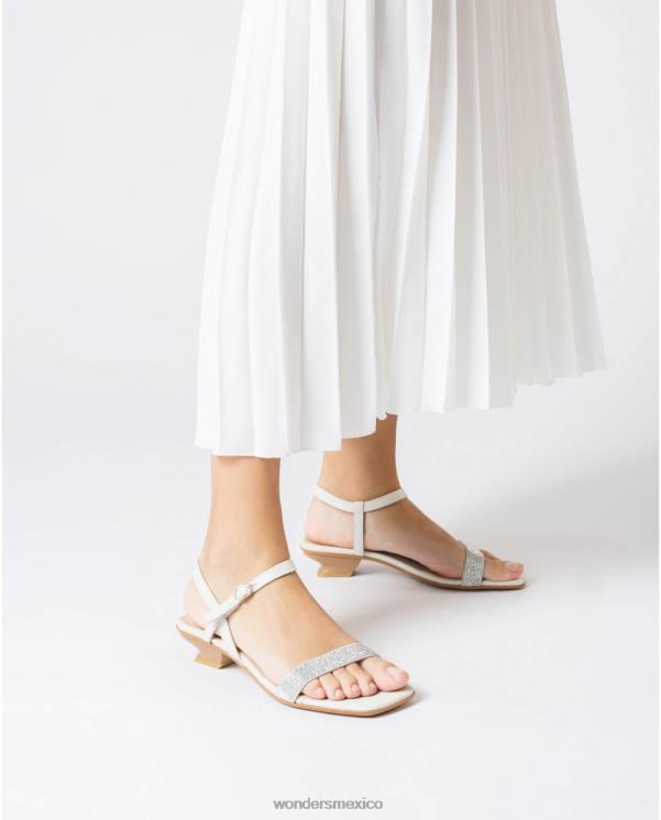 Wonders sandalia marian blanco/blanco roto calzado mujer 022RR30