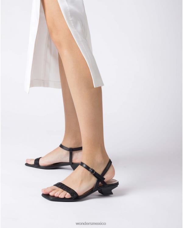 Wonders sandalia marian negro/negr negro calzado mujer 022RR31