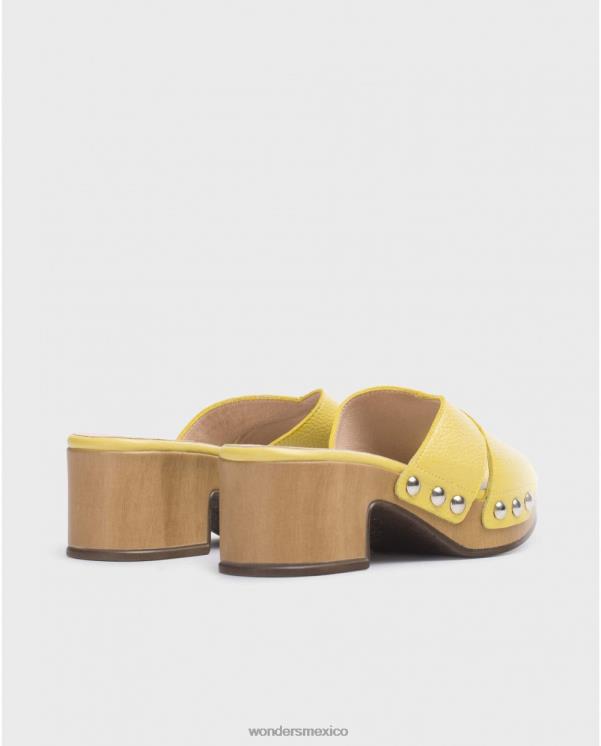 Wonders sandalia marta amarilla lima calzado mujer 022RR36