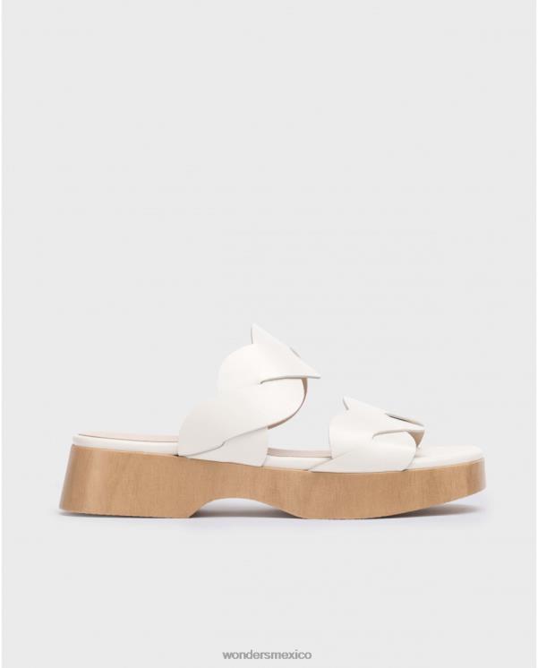 Wonders sandalia maui blanco roto calzado mujer 022RR209