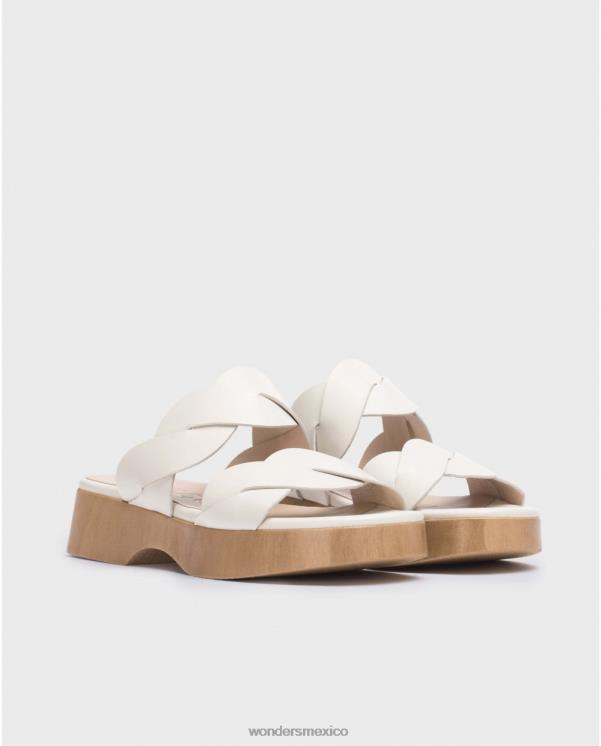 Wonders sandalia maui blanco roto calzado mujer 022RR209