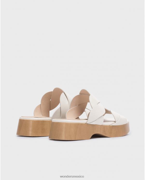 Wonders sandalia maui blanco roto calzado mujer 022RR209