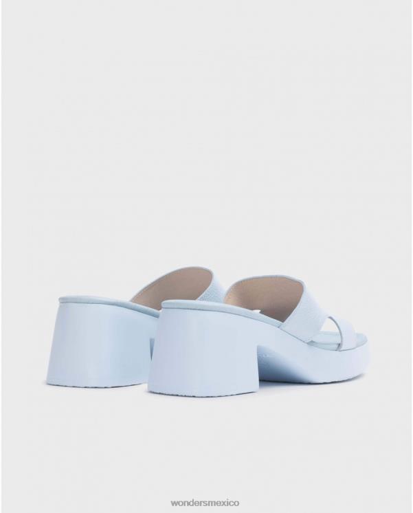 Wonders sandalia motel azul calzado mujer 022RR168