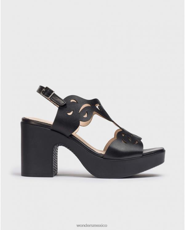 Wonders sandalia negra lexi negra calzado mujer 022RR283