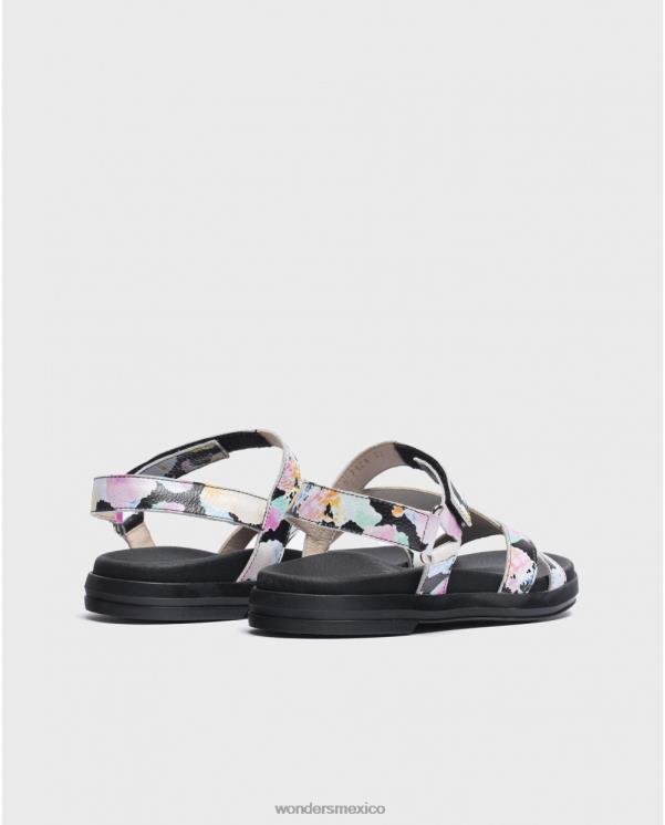 Wonders sandalia negra toni negra calzado mujer 022RR207