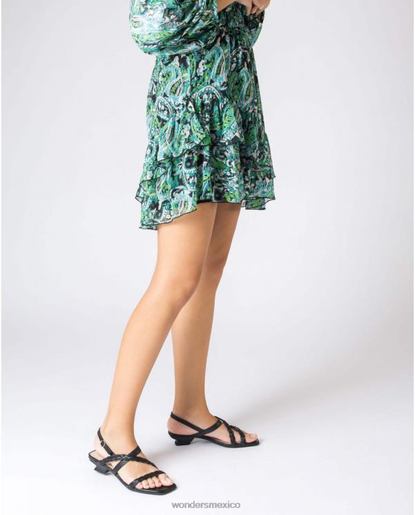 Wonders sandalia negro sol negro calzado mujer 022RR28