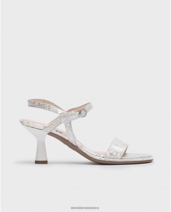 Wonders sandalia plata coco plata calzado mujer 022RR66