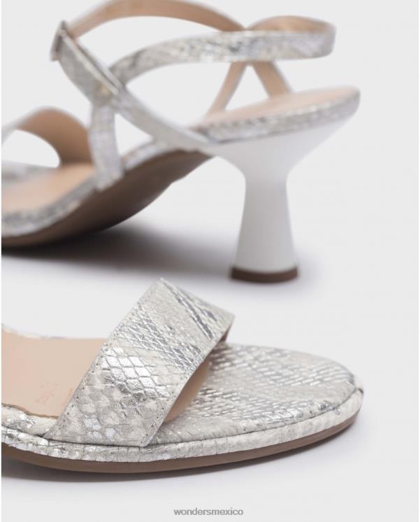 Wonders sandalia plata coco plata calzado mujer 022RR66
