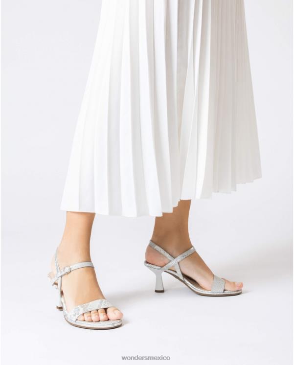 Wonders sandalia plata coco plata calzado mujer 022RR66