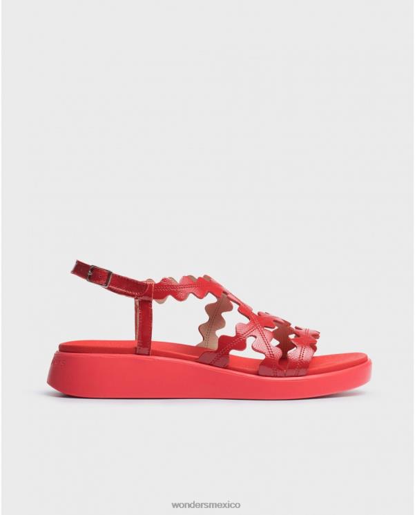 Wonders sandalia reina roja calzado mujer 022RR310