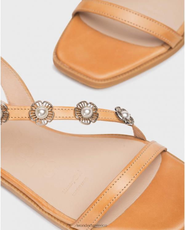 Wonders sandalia simona marrón arena calzado mujer 022RR123