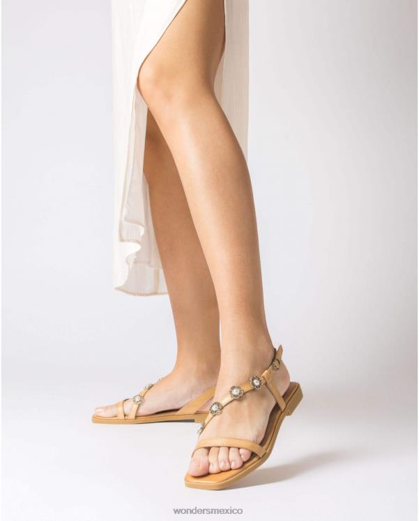Wonders sandalia simona marrón arena calzado mujer 022RR123