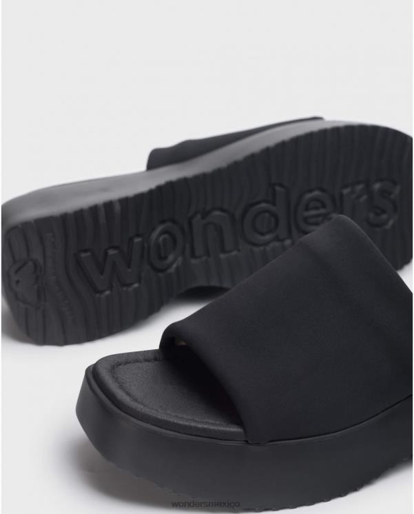 Wonders sandalia susan negra negra calzado mujer 022RR287