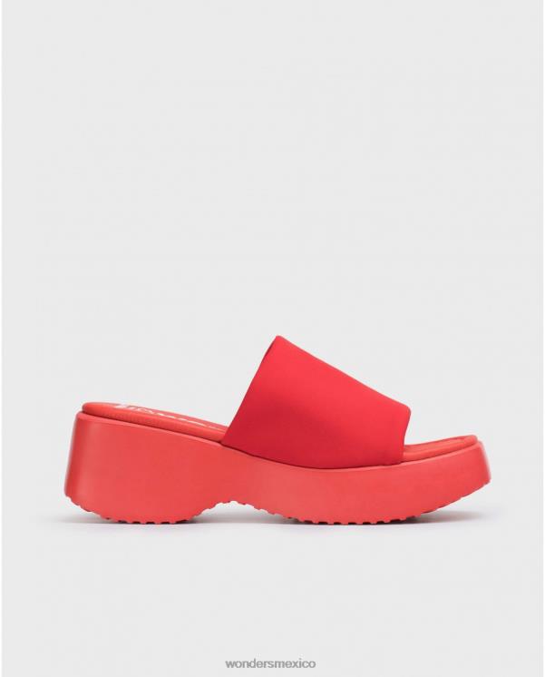 Wonders sandalia susan roja calzado mujer 022RR288