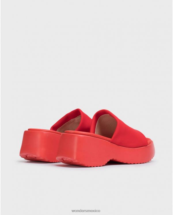 Wonders sandalia susan roja calzado mujer 022RR288