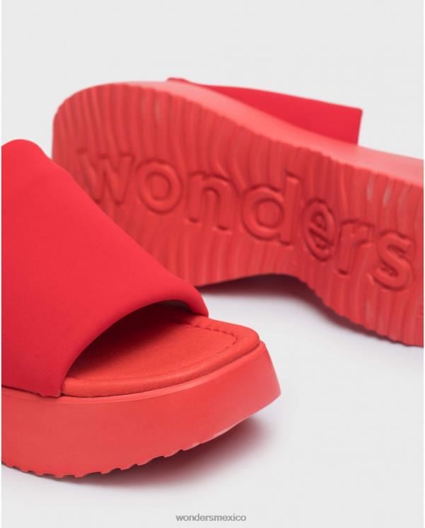 Wonders sandalia susan roja calzado mujer 022RR288