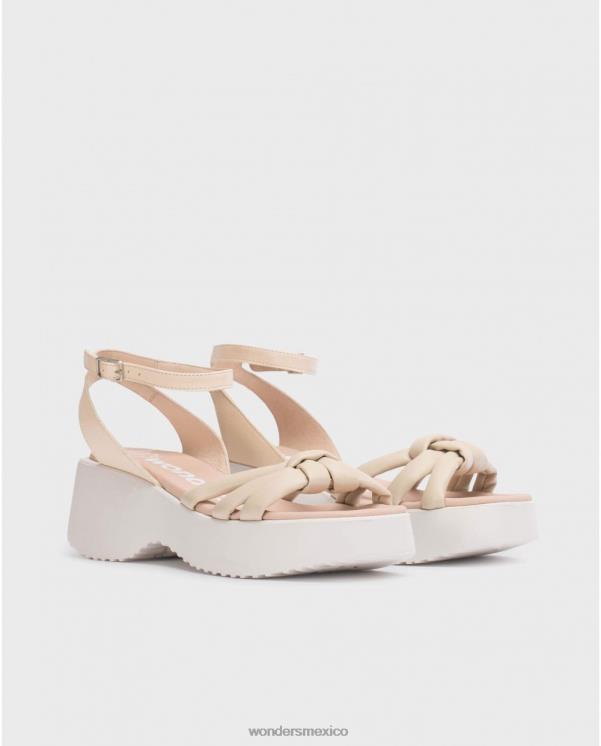 Wonders sandalia vega beige natural calzado mujer 022RR254