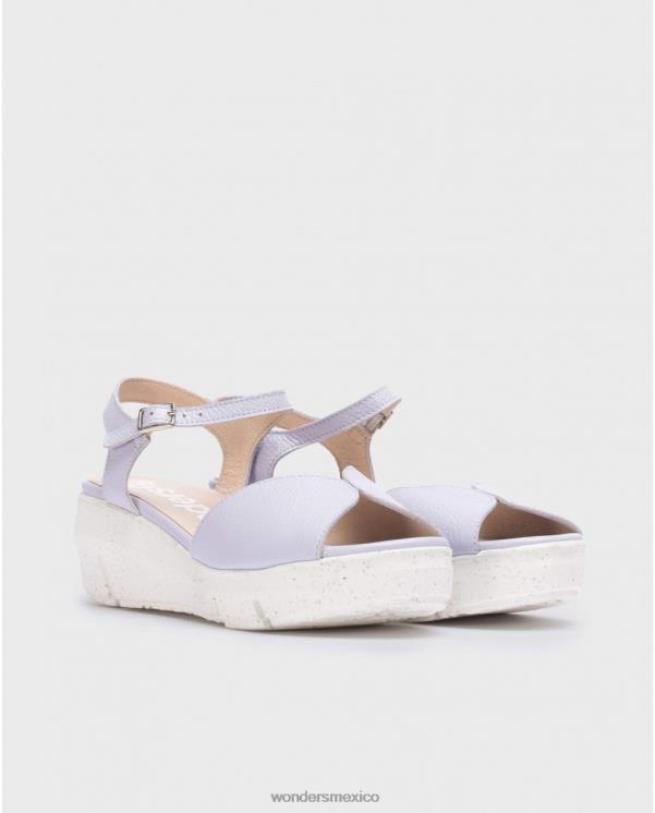Wonders sandalia violeta lavanda calzado mujer 022RR250