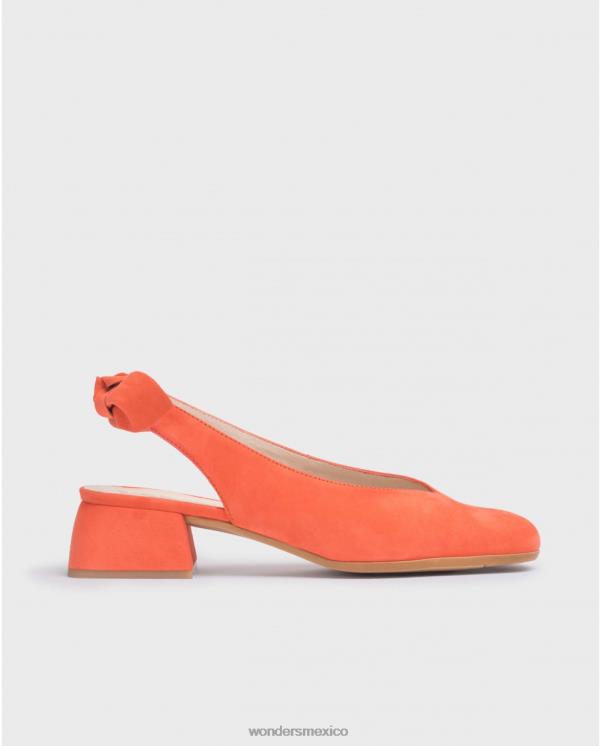 Wonders zapato audrey naranja coral calzado mujer 022RR215