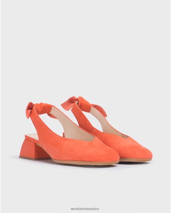 Wonders zapato audrey naranja coral calzado mujer 022RR215