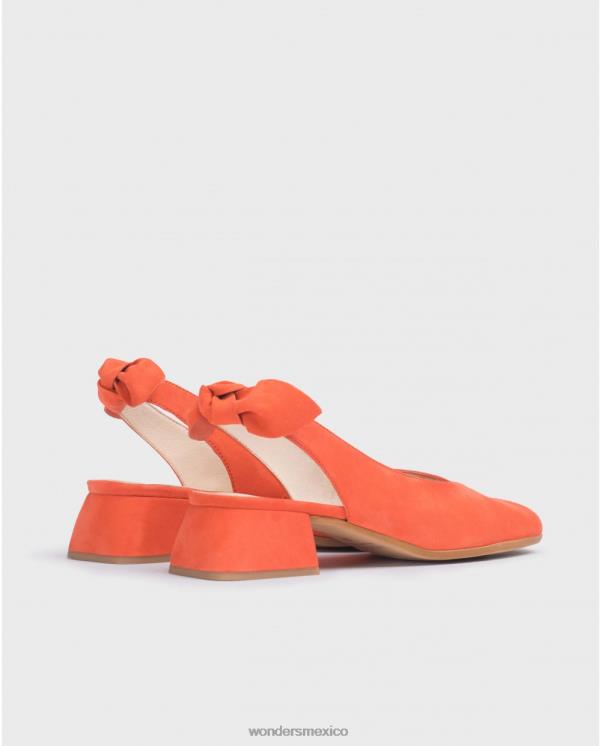 Wonders zapato audrey naranja coral calzado mujer 022RR215