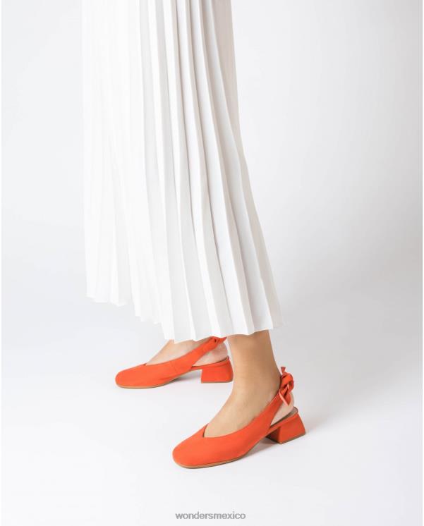 Wonders zapato audrey naranja coral calzado mujer 022RR215