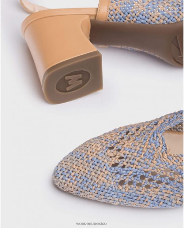 Wonders zapato lexi azul/negro arena calzado mujer 022RR143