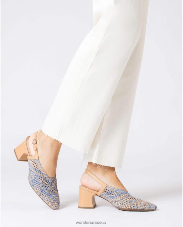 Wonders zapato lexi azul/negro arena calzado mujer 022RR143