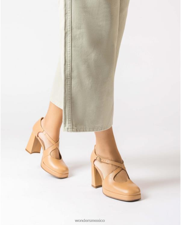 Wonders zapato lexi negro arena calzado mujer 022RR114