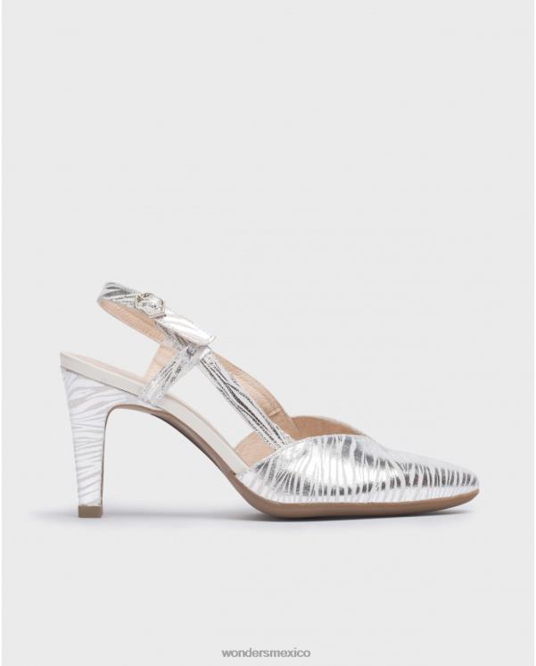 Wonders zapato lexi plateado calzado mujer 022RR64