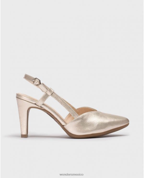 Wonders zapato lexi platino oro calzado mujer 022RR57