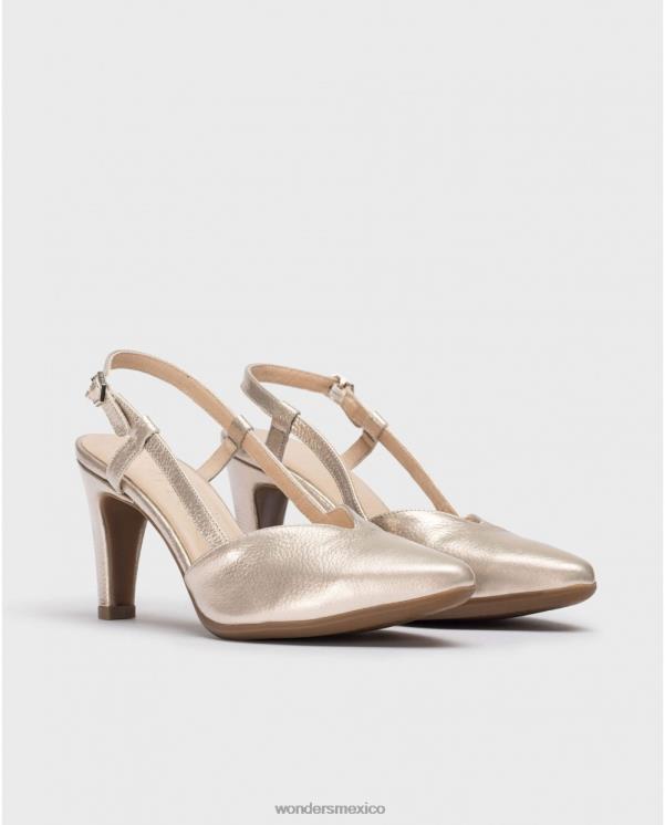 Wonders zapato lexi platino oro calzado mujer 022RR57