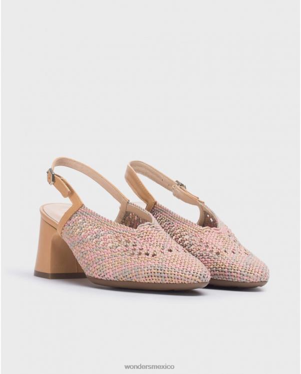 Wonders zapato lexi rosa/negro arena calzado mujer 022RR145