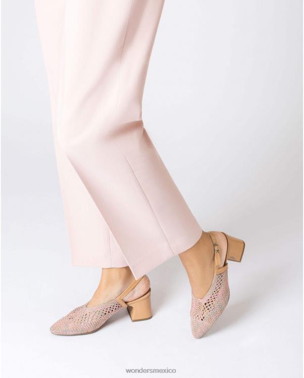 Wonders zapato lexi rosa/negro arena calzado mujer 022RR145