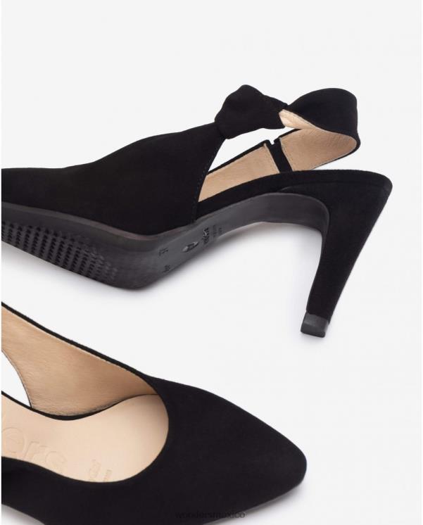 Wonders zapato negro encaje negro calzado mujer 022RR284