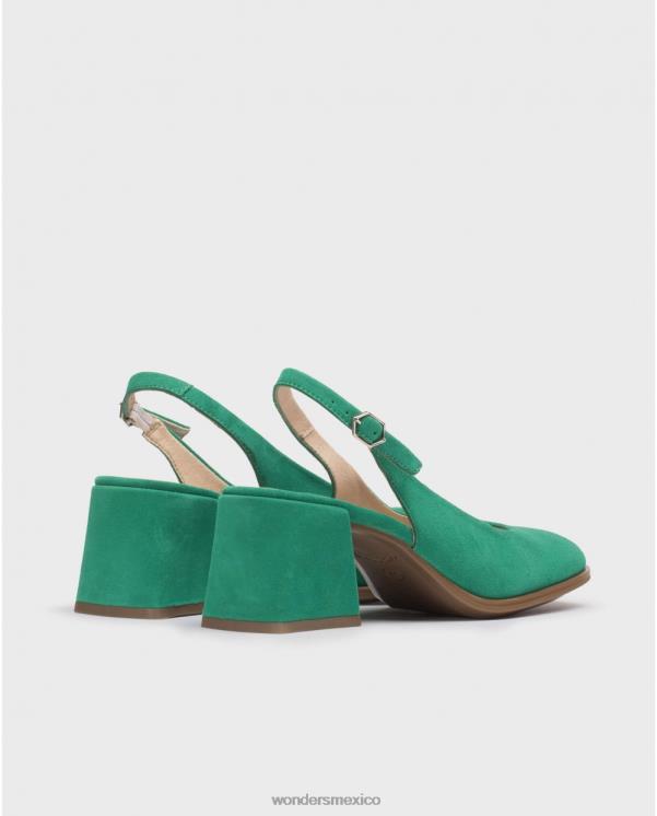 Wonders zapatos adele verde jade calzado mujer 022RR99