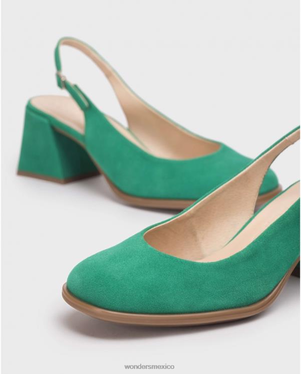 Wonders zapatos adele verde jade calzado mujer 022RR99