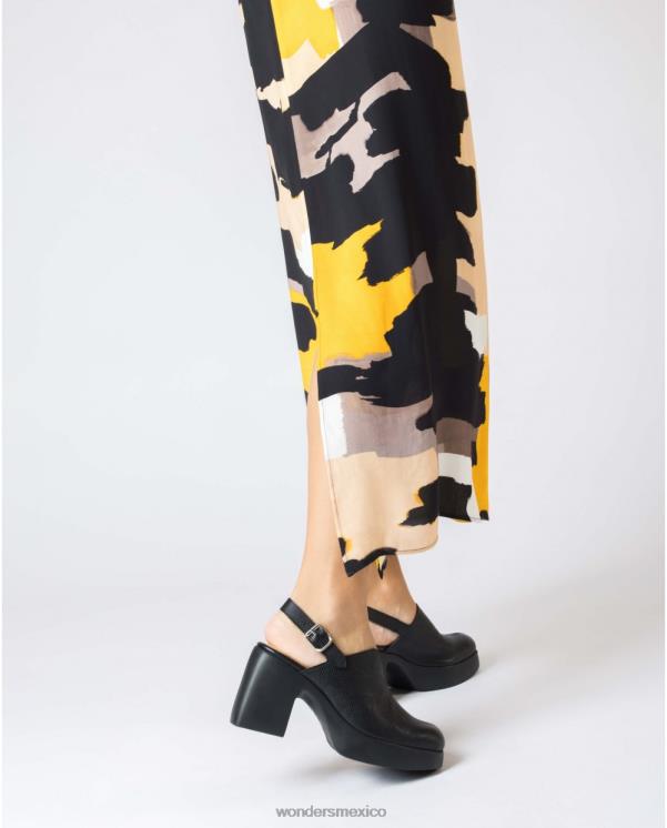 Wonders zapatos alaska negro negro calzado mujer 022RR152