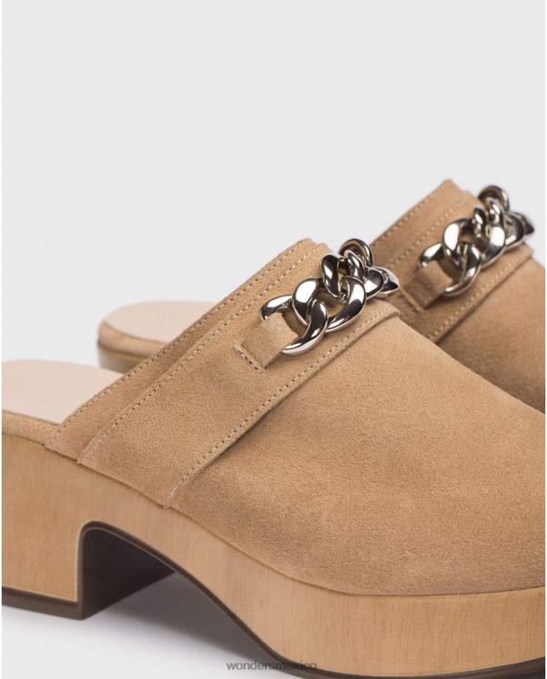 Wonders zueco diván marrón arena calzado mujer 022RR213